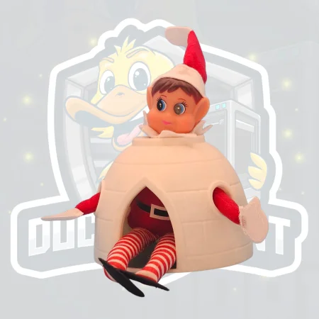 Elf Arrival Igloo - Christmas Elf Hideaway image 1