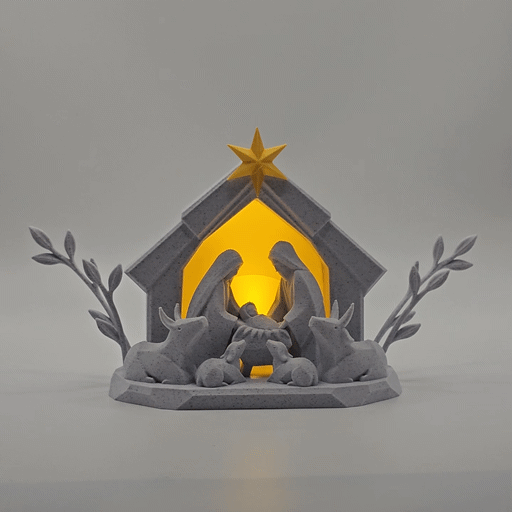 Nativity Scene Lamp image 4